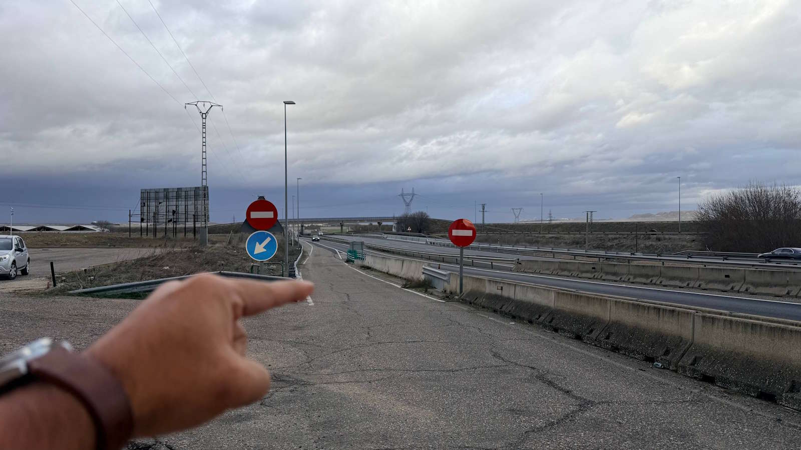 Entrada 57 carretera A42 a la altura de Olías del Rey